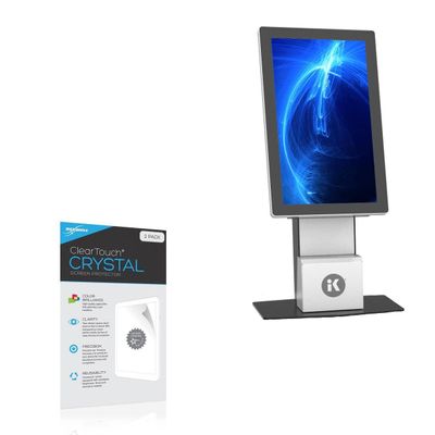 BoxWave Screen Protector Compatible with Kiosk Apex Countertop (22 in) - ClearTouch Crystal (2-Pack), HD Film Skin - Shields from Scratches