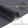 FINDUFA 108" x 54" Speaker Cloth Fabric, Stereo Grill Cloth Replacement for Home Speakers Mesh Cover Media Cabinet Stage Audio Repair Car Subwoofer Fabric Gray view 4