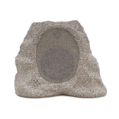 Victrola Rock Speaker Connect, Stone, Wireless Outdoor with Bluetooth 5.3, 22-Hour Battery Life, with Solar Charging, Link Up to 20 Rock Speakers, IP65 Water & Dust Resistant