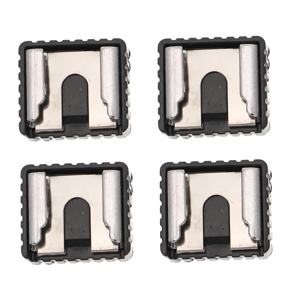 4pcs Hot Shoe Mount Bracket for Light Quick Release Thread Adapter for Camera Accessories Construction for Use