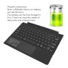 Yunir Bluetooth Tablet Keyboard Rechargeable, Magnetic Portable Backlight Keyboard with Touchpad, for Pro 3 4 5 6 7, 60hr Battery and 10M 32.8ft Working Distance (Black) view 2