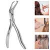 Baluue Hair Styling Pliers Set 2 Pack Needle Nose Pliers Hair Extension Opener Removal Tool Salon Supply Kit view 3