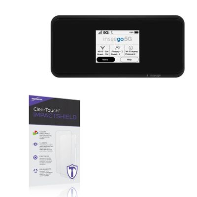 BoxWave Screen Protector Compatible with Inseego MiFi M2100 - ClearTouch ImpactShield (2-Pack), Impenetrable Screen Protector Flexible Film