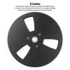 1/4 7 Inch Empty Tape Reel, 3 Holes Universal Wind Open Reel Sound Tape Empty Reel, Aluminum Take Up Reel to Reel for Recording Nab (Black) view 2