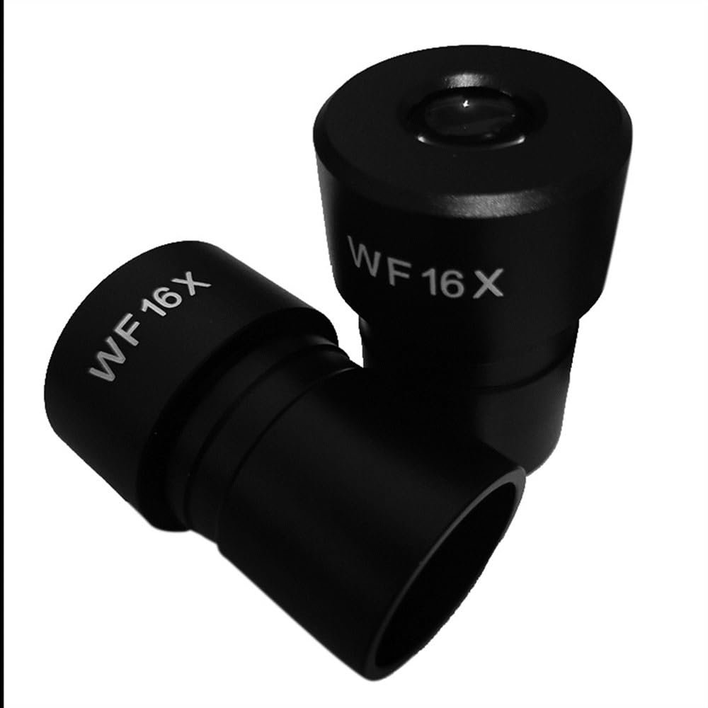 JOEBO Microscope Kit Microscope Eyepieces WF16X with Mounting Size 20mm for Lab Biological Microscope Eyepiece Lens Microscope Lens Adapters (Color : 2pcs)