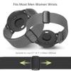 2 Pack Nylon Bands Compatible With Garmin Vivoactive 6/5/3/Forerunner 570 42mm/165/55/645/245 Music Watch Band, 20mm Soft Elastic Nylon Bands Replacement for Garmin Venu/Venu Sq/Venu Sq 2 Women Men view 3