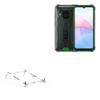 BoxWave Stand and Mount Compatible with Blackview BV6200 - Pocket Aluminum Stand 3-in-1, Portable Multi Angle Viewing Riser - Metallic Silver view 1