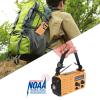 Weather Radio Raynic 5000 Solar Hand Crank Emergency Radio 5 Ways Powered AM/FM/SW/NOAA Weather Alert Portable Radio with Flashlight, Reading Lamp view 4