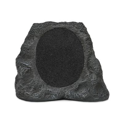Victrola Rock Speaker Connect, Granite, Wireless Outdoor with Bluetooth 5.3, 22-Hour Battery Life, with Solar Charging, Link Up to 20 Rock Speakers, IP65 Water & Dust Resistant