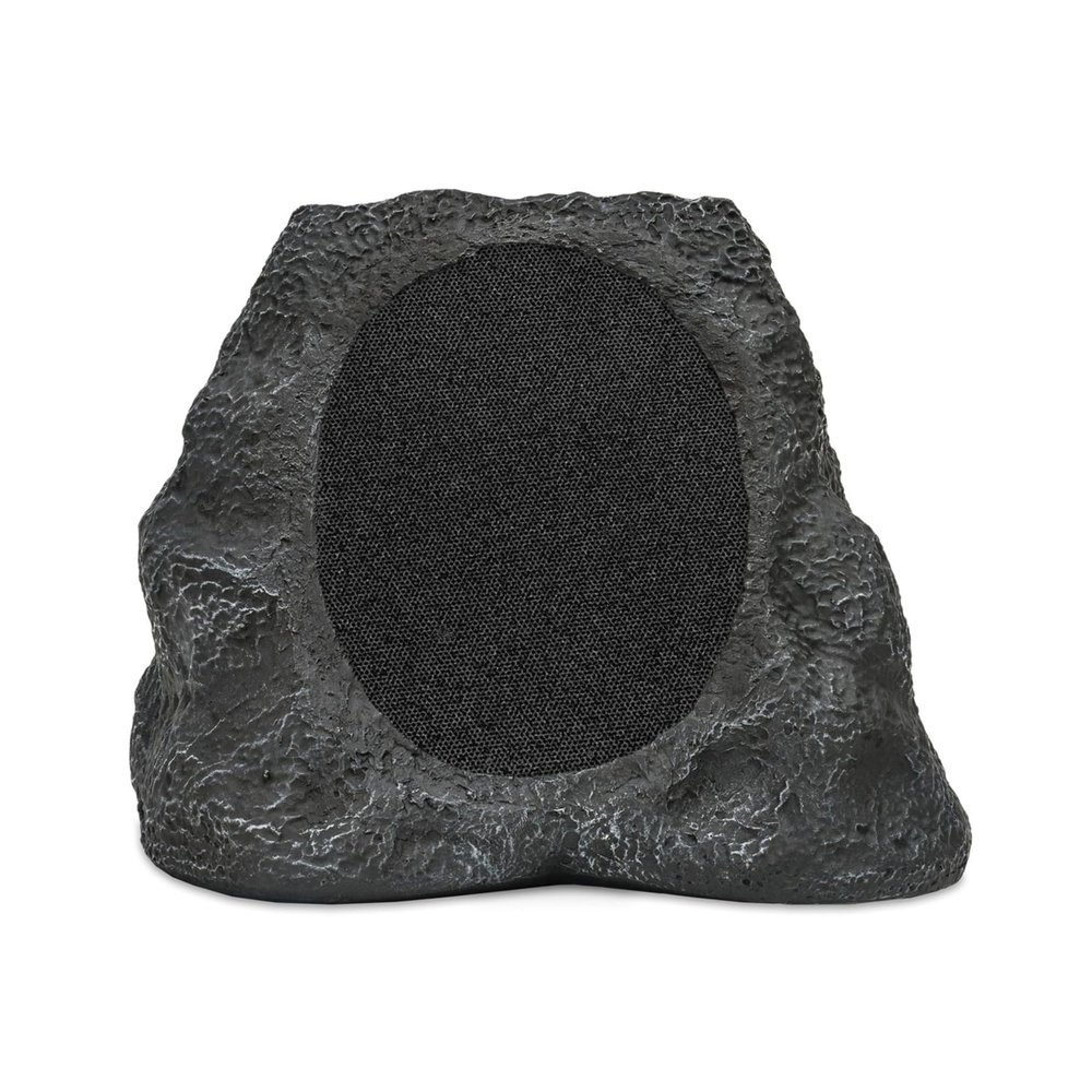 Victrola Rock Speaker Connect, Granite, Wireless Outdoor with Bluetooth 5.3, 22-Hour Battery Life, with Solar Charging, Link Up to 20 Rock Speakers, IP65 Water & Dust Resistant