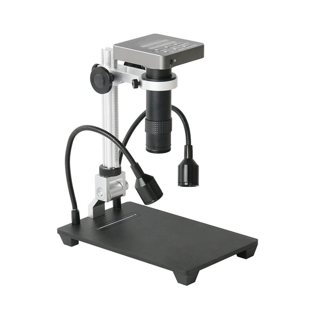 JOEBO Microscope Kit 48MP Digital Microscope Camera, Bracket Stand Microscope Lens Adapters (Color : 37MP VGA HDMI)