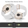 Laband 18mm Braided Stretchy Nylon Watch Band Compatible with Garmin Venu 2S/Venu 3S/Venu 4 41mm/Vivoactive 4S/Vivomove 3S/Forerunner 255S/Forerunner 265S,Quick Release Loop Soft Strap for Women Men view 3