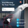 4K Home Security Camera System Wireless, 8pcs Plug-in WiFi Camera Outdoor Indoor for 24/7 Recording, 2 Way Audio, Color Night Vision, Human Detection, Dual Warning 8 Channel WiFi NVR, 2TB Hard Drive view 4
