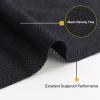 FINDUFA 96" x 54" Speaker Grill Cloth, Stereo Grill Mesh Fabric Dustproof Replacement for Custom Cabinets Speaker Cloth Restoration Home Audio Decor Subwoofer Covers Black view 4