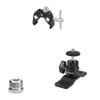 CAMVATE Crab clamp with 5/8"-27 thread + 1/4"-20 Ball Head + 5/8-Inch Male to 1/4-Inch Female view 1