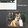 Mousepad with Anti-Slip Rubber Base Computer Mousemat Dog Corgi Mousepad Washable Mousepads for Computers Office Desk Mat Desktop Protector mat for Lapto Office Home view 2