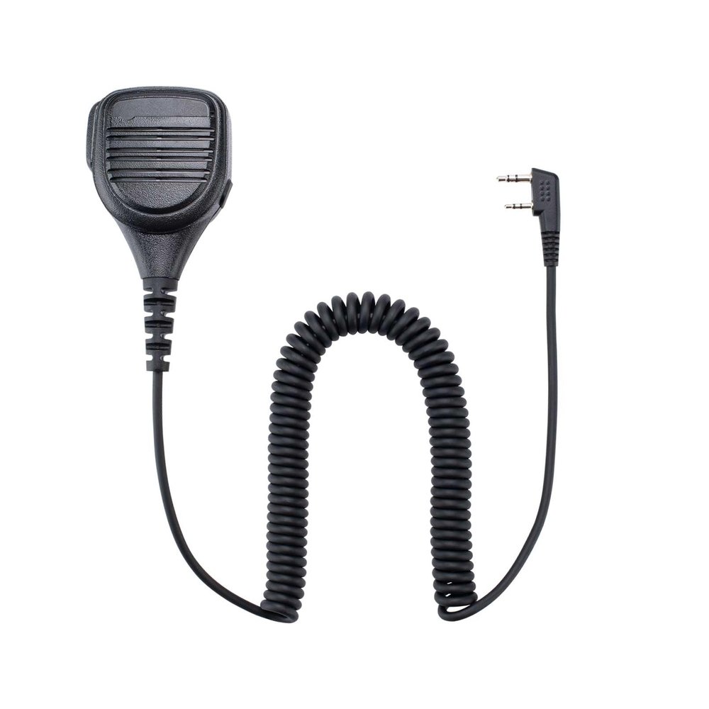 JUMON TIME Speaker Mic Compatible with Baofeng BF-F8HP BF-F9 UV-82 UV-82HP UV-82C UV-5R UV-5R5 and Kenwood BTECH Retevis TYT 2-pin Walkie Talkie Radios Shoulder Microphone with 3.5mm Audio Jack