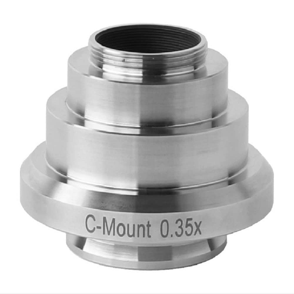 JOEBO Microscope Kit 0.35X Standard Microscope Camera Adapter C-Mount Adapter for Trinocular Microscope Microscope Lens Adapters