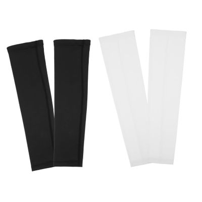 KOMBIUDA 2pairs Summer Cooling Arm Sleeves Elbow Wrist Pads Men Women Mesh Arm Guards for Baseball Cycling