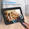 LOCADENCE Portable Digital TV, 7 Inch ATSC USB Storage Card TV, Rechargeable 1080P LED Digital Television Supports MKV, MOV, AVI, WMV, MP4, FLV US Plug 100~240V view 4