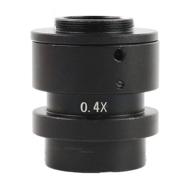 Joebo Microscope Kit 0.4X 1X Industry Monocular Lens Adapter for CCD Video Microscope Camera 200X/500X Lens Microscope Lens Adapters (Color : 0.4X)