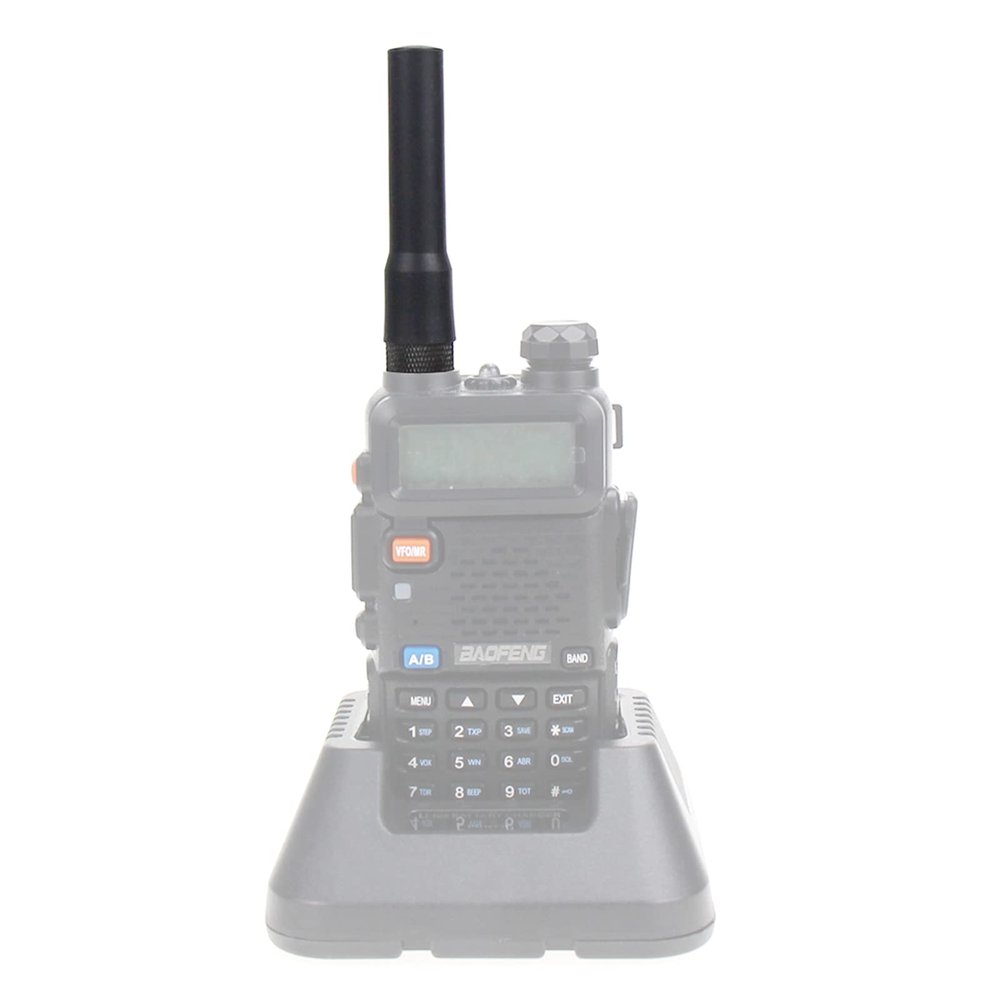 Universal Walkie Talkies Antenna Short SMA-Female Antenna for Kenwood HYT Linton PUXING Two Way Radios(2 Pcs)