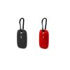 Protection Case for Tile Pro 2022 Tracker,4Pack Silicone Soft Cover Bluetooth Tracker with Keychain,Keys Finder & Item Locator Scratch Resistant Sleeve Skin Keys,Bags (Black+red) view 1