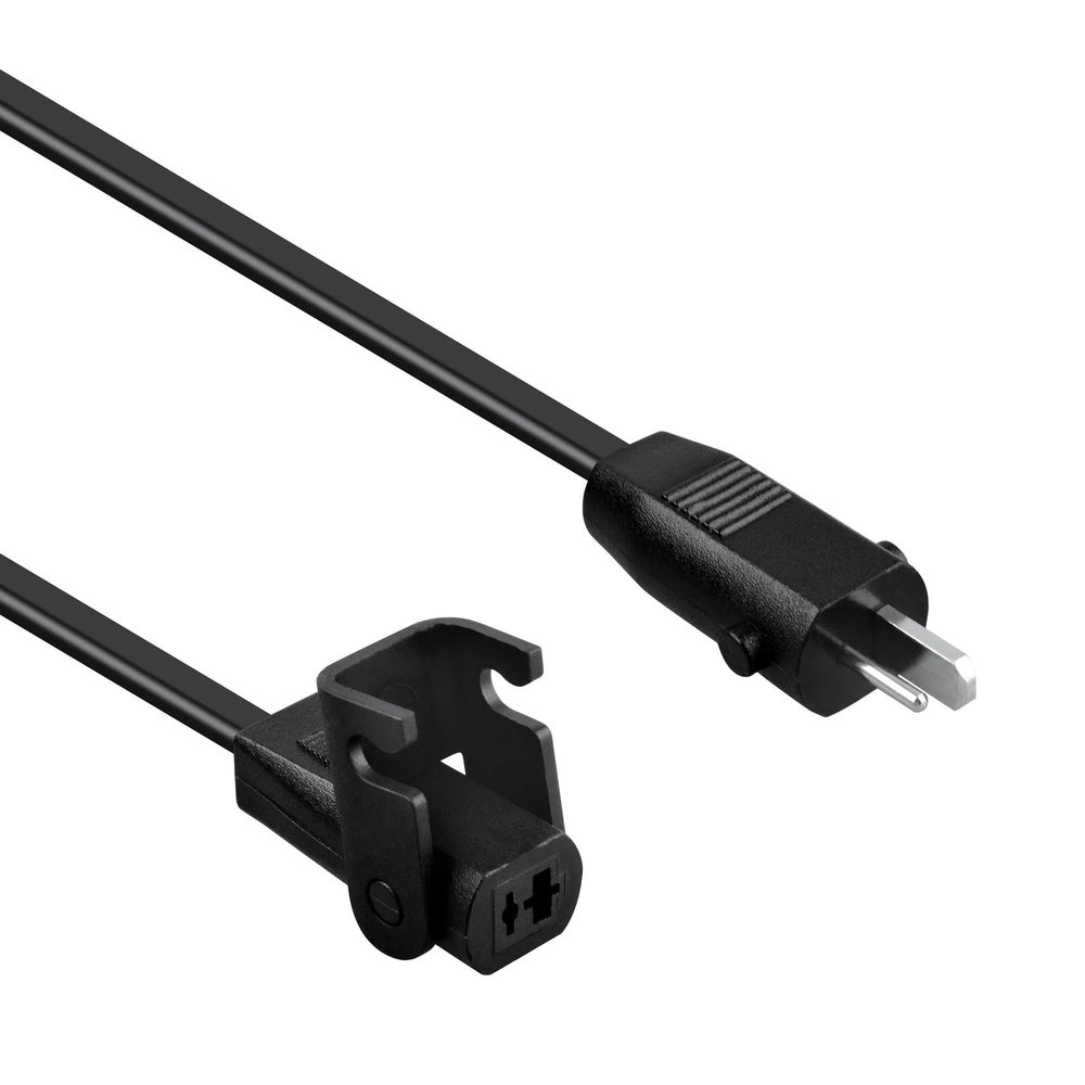 PKPOWER 6FT 2-Prong Extension Power Cord Cable Lead for Limoss 451048 451048L Motor Actuator MD120-02-L3-331-184 MD120-1-0-0-01-331-184-0000-02-12-2 Class 2 Transformer