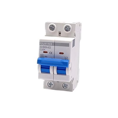 POWTAXBJGD 1Pcs 2 Pole Mini Circuit Breaker Cutout Miniature Household Air Switch Mcb Mounting 400V~ CType 36mm (Color : 1a, Size : 2 Pole)