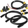 NMEA 2000 Starter Kit to Process NMEA 2000 Network for Lowrance Simrad Garmin,Marine Grade Starter Kit with Backbone Cables Drop Cables Tees Terminators view 1