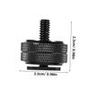 Veemoon 4 Pcs Camera Conversion Screw DSLR Camera Rig Supply Hot Shoe Flash Stand Hot Shoe Mount Tripod Screw Adapter for DSLR Flash Adapter Mount Tripod view 2