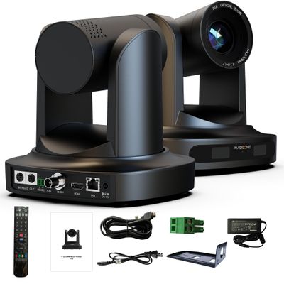AVIDEONE PTZ-P20X PTZ Camera PoE 20X Optical Zoom, Black