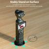 DirectNine Basics Magnetic Camera Mount Base Stand with 1/4 Thread Compatible for DJI Osmo Pocket 3/2 / Go3,Expanded Adapter Steering Mount Bracket, Black view 4