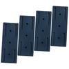 Veemoon 4pcs Socket Storage Organizer Punch Holder for Routers Remote Controls Self-Adhesive Wall Racks for Home Office Space-Saving Design Easy Installation view 1
