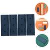 Veemoon 4pcs Socket Storage Organizer Punch Holder for Routers Remote Controls Self-Adhesive Wall Racks for Home Office Space-Saving Design Easy Installation view 2