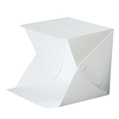 1set Mini Led Photography Tent Portable Folding Softbox Built USB Lights and Color Backdrops for Product Photography and Easy Scene Setup