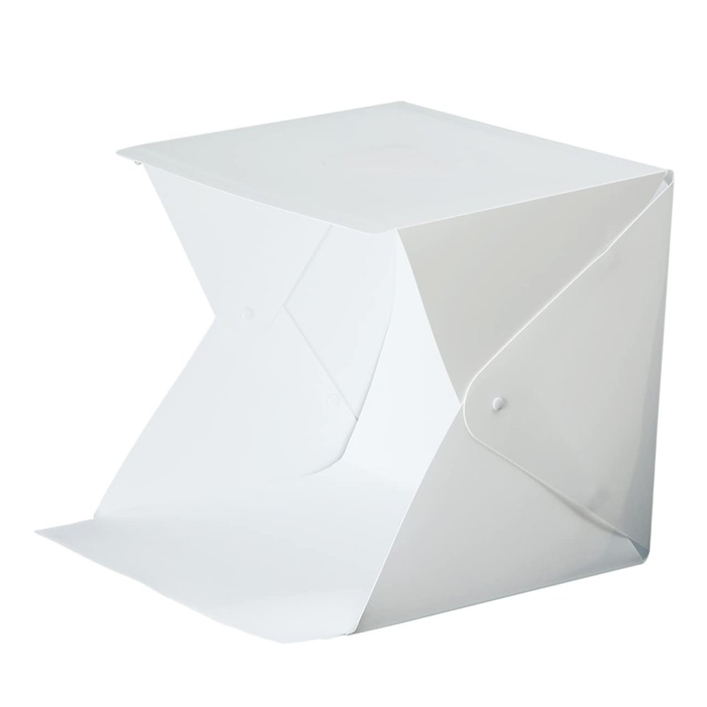 1set Mini Led Photography Tent Portable Folding Softbox Built USB Lights and Color Backdrops for Product Photography and Easy Scene Setup
