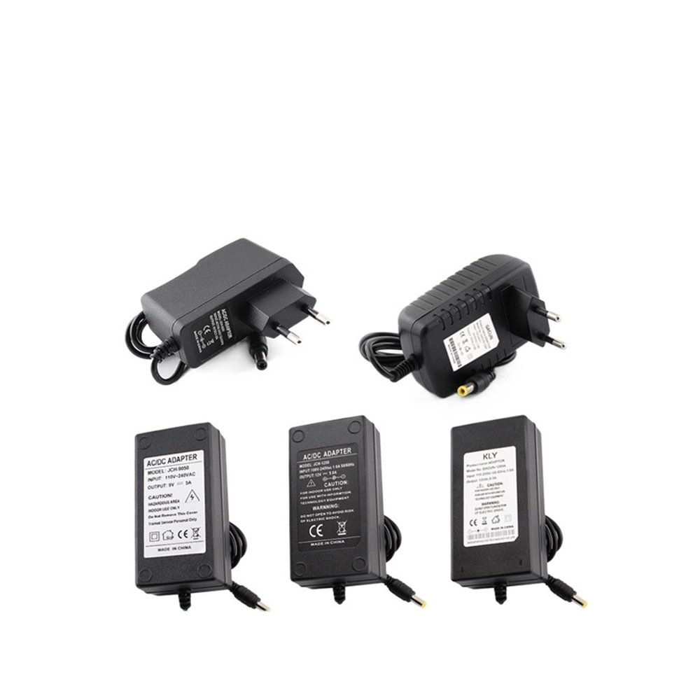 ZCERA AC to DC 5V 24V 12V Power Supply 1A 2A 3A Hoverboard Adapter 5V 24V Power Adapter 6V 8V 9V 13V 14V 15V Led Strips Charger 12V (Color : 5V Power Supply, Size : US Plug_1A)