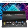 12V 600W Car Amplifier Board, High Power Subwoofer Amplifier Car Audio Power Amplifier Board, Bass Subwoofer Amp with Dissipation Panel for Car Speaker Modification view 2