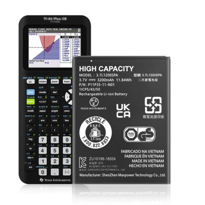 KOOAQQ P11P35-11-N01 Battery, 3200mAh High Capacity Li-ion Replacement Battery for Texas Instruments TI-84 CE/TI-84 Plus CE Part No 3.7L12005SPA