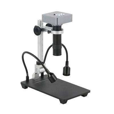 JOEBO Microscope Kit 48MP Digital Microscope Camera, Bracket Stand Microscope Lens Adapters (Color : 48MP VGA HDMI)