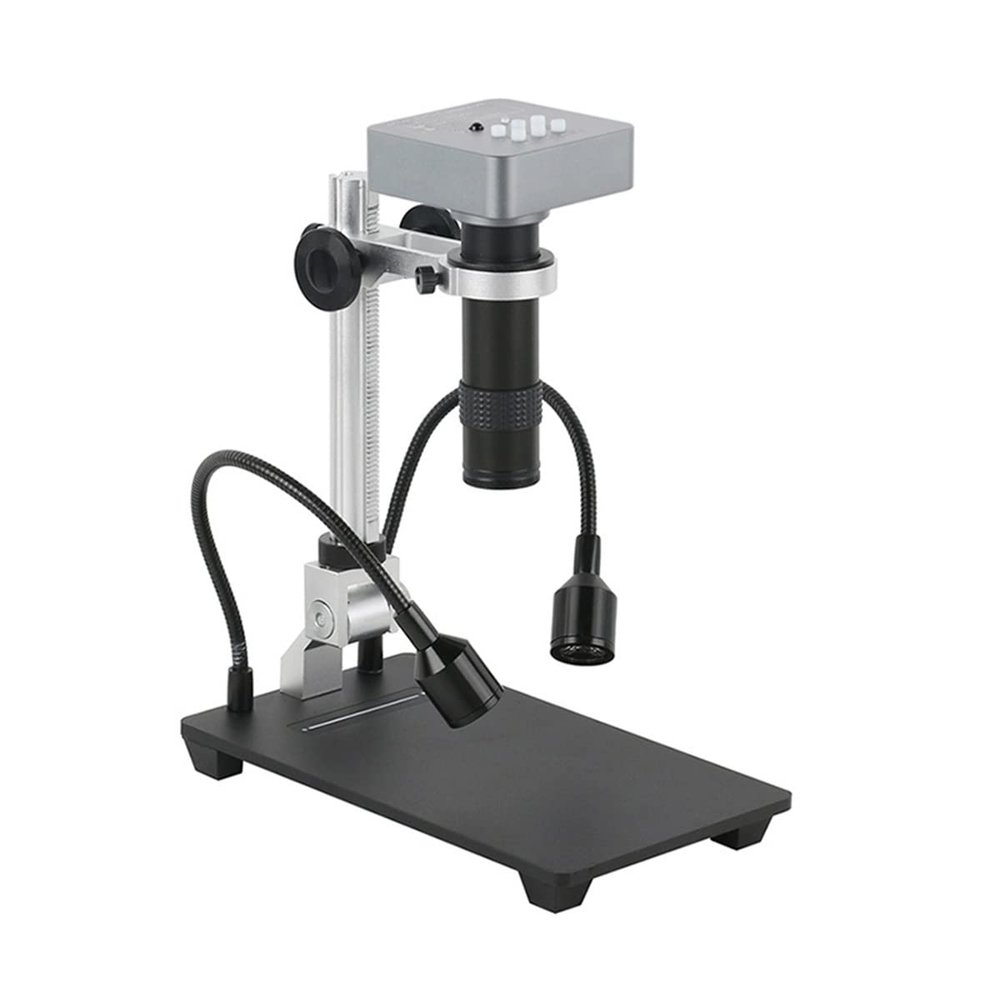 JOEBO Microscope Kit 48MP Digital Microscope Camera, Bracket Stand Microscope Lens Adapters (Color : 48MP VGA HDMI)