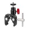 CAMVATE Super Clamp Articulated Mini Ball Head + Universal C-Clamp + 5/8"-27 Dual Lock Nuts view 2