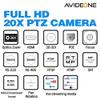 AVIDEONE PTZ Camera 20X Optical Zoom, HDMI/SDI/IP Outputs, PoE Live Streaming, Tripod, Wall & Ceiling Mount Compatible view 3