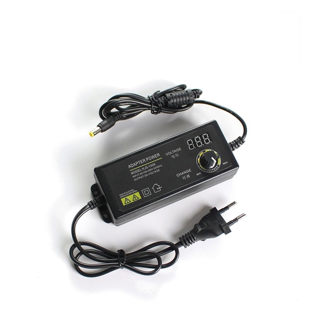 ZCERA AC DC Transformers 5V 12V 24V 36V 2A 5V Charger Power Supply Adapter 220V to 3V 5V 12V 24V Led Power Supply Adjustable (Color : 3V - 36V 60W, Size : US)