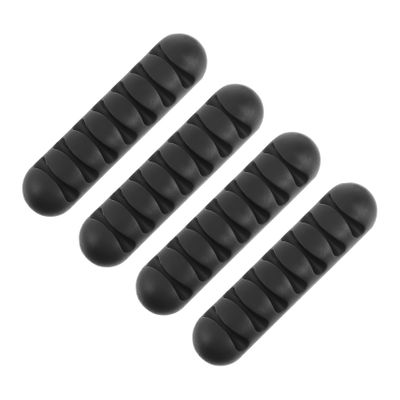 KONTONTY 4pcs Wire Cord Holders Desk Cable Organizers Cord Organizing Holder USB Wire Managers Desktop Cable Organizer