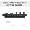 HUIOP Sound Card, Mixing Sound Card,SK600 Multi-Function Digital Audio Mixer External Sound Card with BT Connection for Computer Smartphone Singing Recording Live Broadcast Gaming view 4