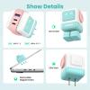 UGREEN Uno 65W USB C Charger Block, 3-Port GaN Charger Fast Charging for iPhone 17, Gifts for Women, for MacBook Pro/Air/Neo, XPS, Galaxy S26/S25, Pixel, Steam Deck, ROG Ally, Pink Blue view 2