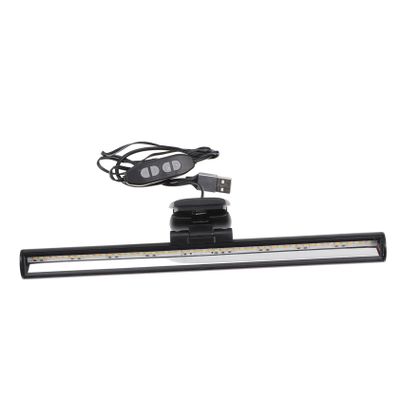 jojofuny USB Adjustable Led Computer Monitor Light Brightness Levels and Temperature Control for Eye Care for Desk Home Office and Study Spaces