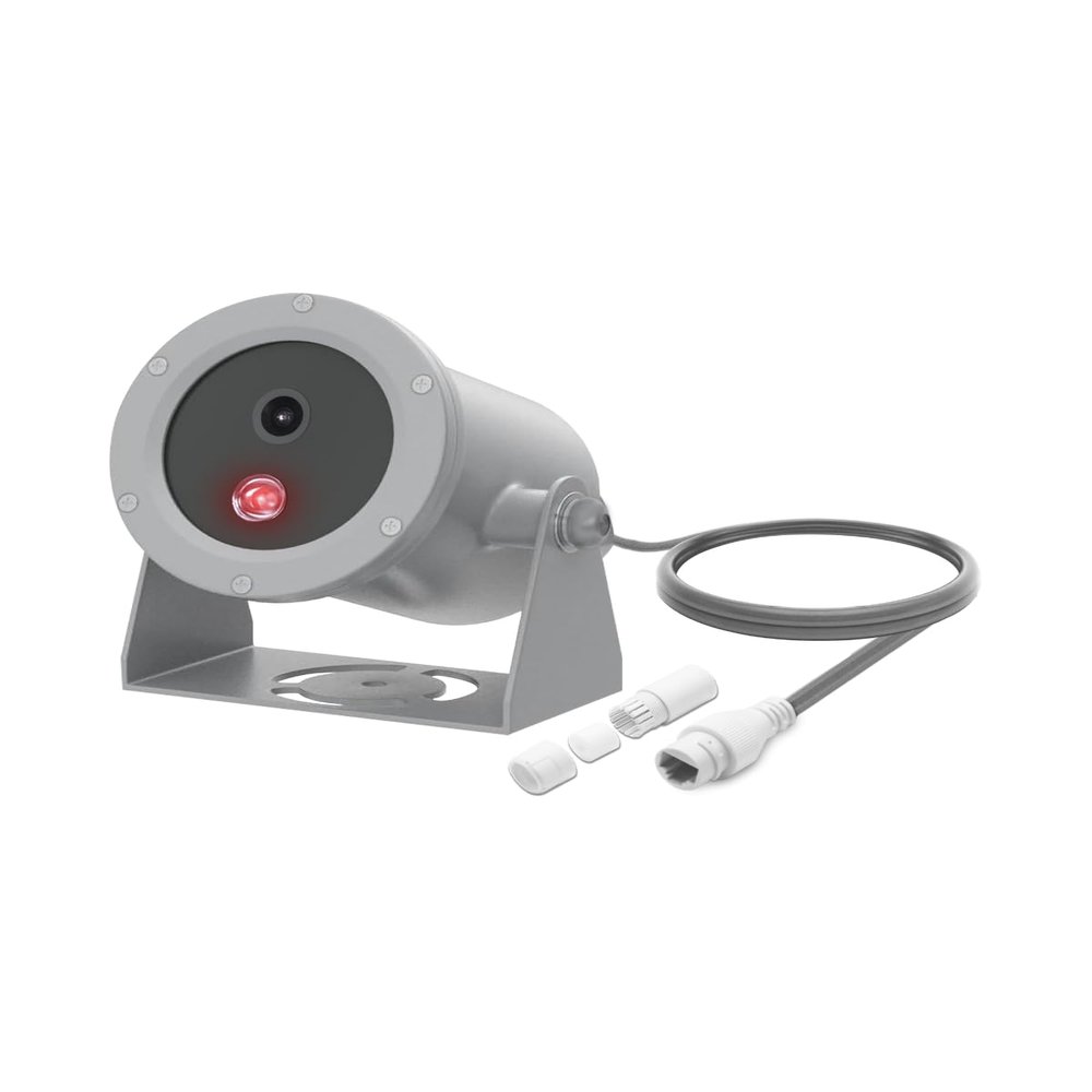 LINOVISION 4K Ultra HD Anti-Corrosion Camera with Tailored Coating, POE IP Camera with Intuitive Web GUI and Mobile APP, Designed for Sea Shores, Marine, Chemical Factories, Mining Industry, Ports